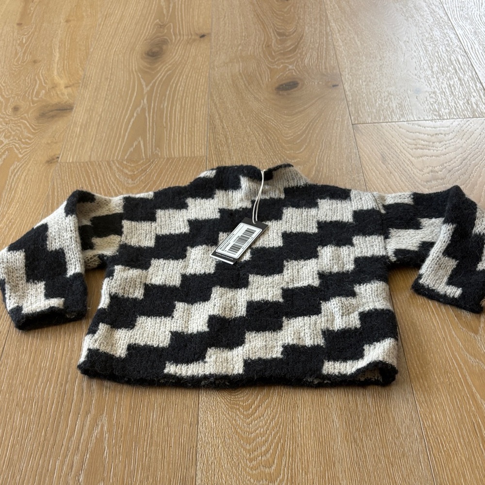 NWT Misha & Puff Boucle Pullover in Licorice Ziggy Sz 6y - Picture 2 of 6